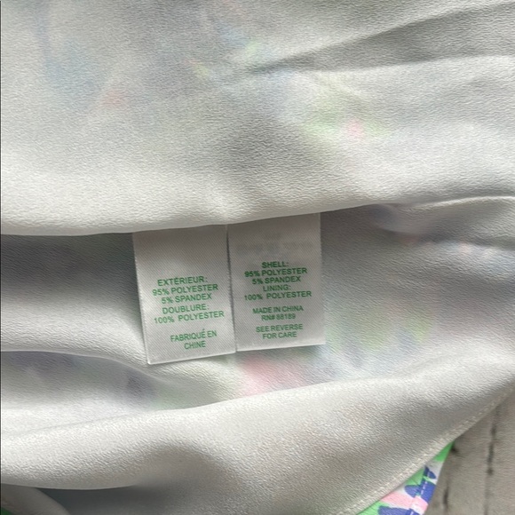 Women’s LILLY PULITZER Carlee Wrap Ruffle Sleeve Dress Size 8 EUC - Picture 9 of 10